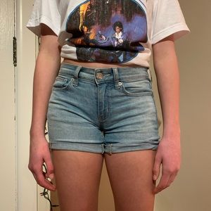 American Eagle Mid Waist Super Stretch Jean Short